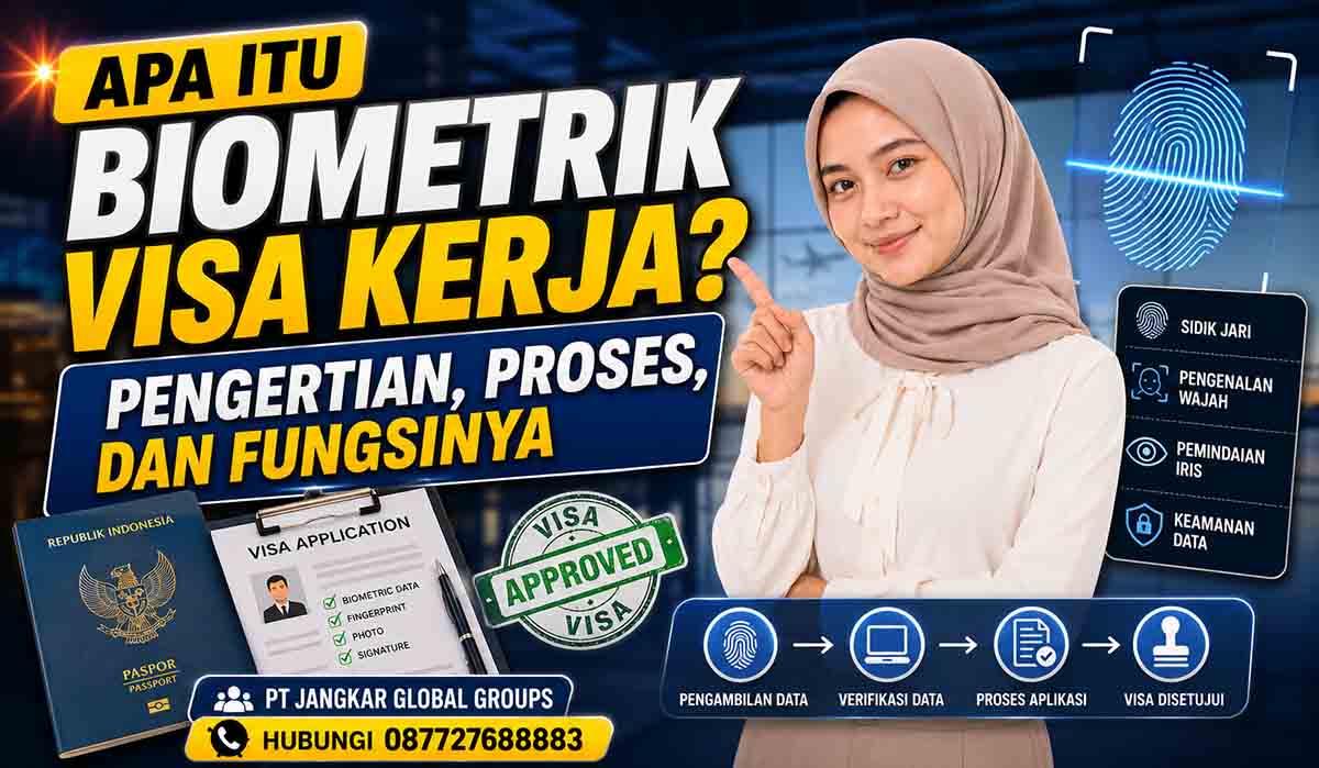 Apa Itu Biometrik Visa Kerja Pengertian, Proses, dan Fungsinya