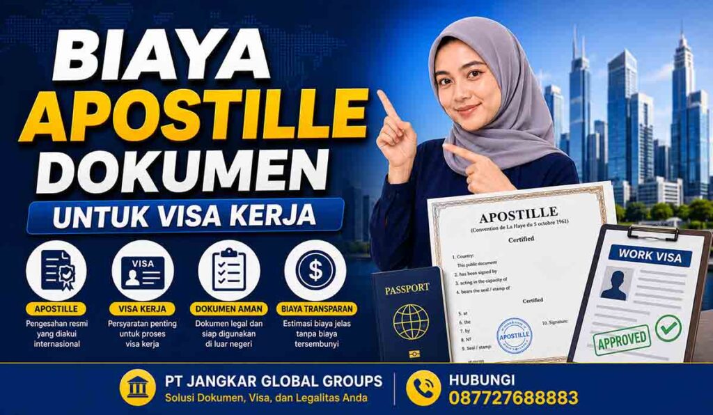 Biaya Apostille Dokumen untuk Visa Kerja