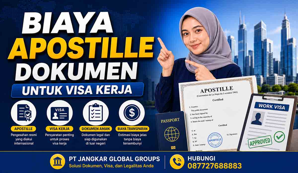 Biaya Apostille Dokumen untuk Visa Kerja