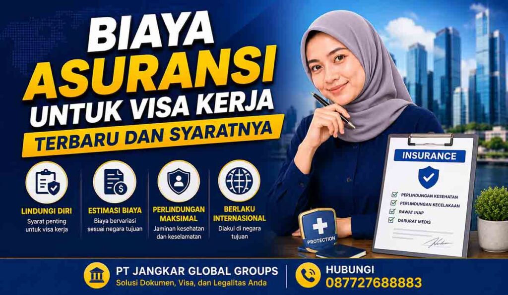 Biaya Asuransi untuk Visa Kerja Terbaru dan Syaratnya