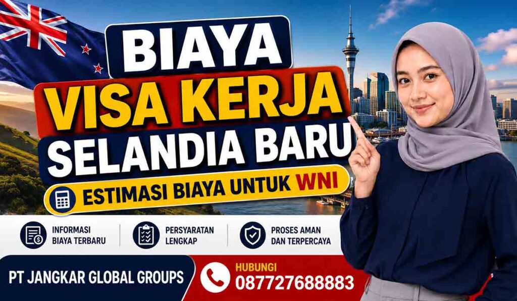 Biaya Visa Kerja Selandia Baru Estimasi Biaya untuk WNI