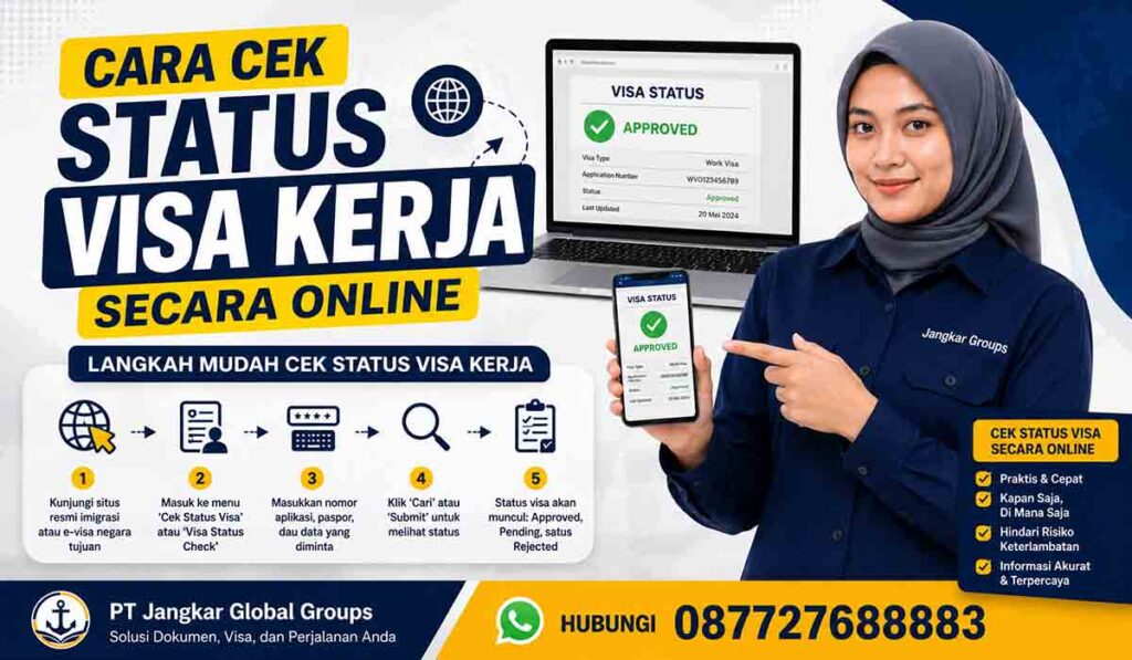 Cara Cek Status Visa Kerja Secara Online