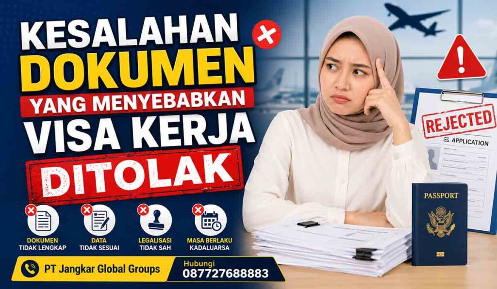Kesalahan Dokumen yang Menyebabkan Visa Kerja Ditolak