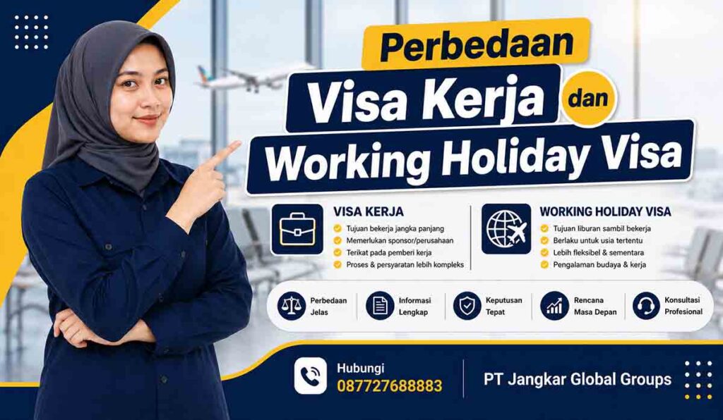 Perbedaan Visa Kerja dan Working Holiday Visa