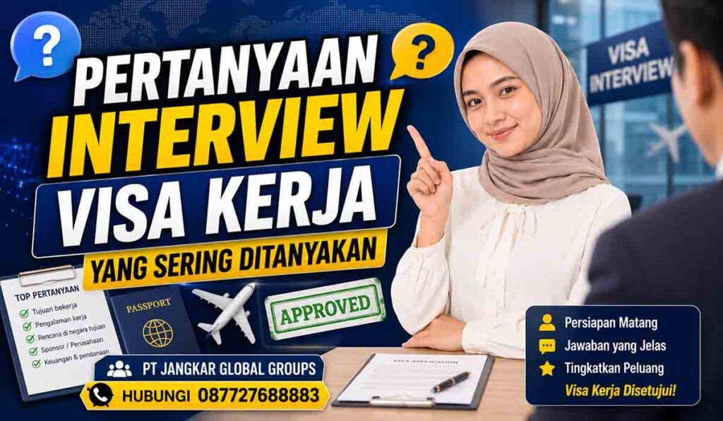 Pertanyaan Interview Visa Kerja yang Sering Ditanyakan