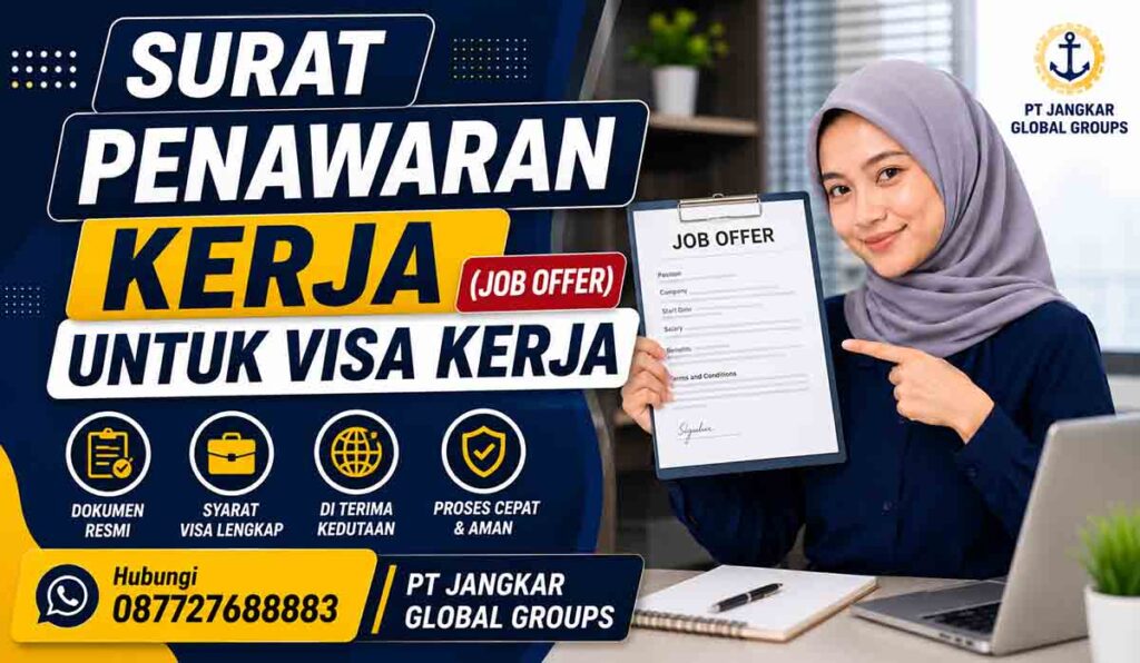 Surat Penawaran Kerja Job Offer untuk Visa Kerja