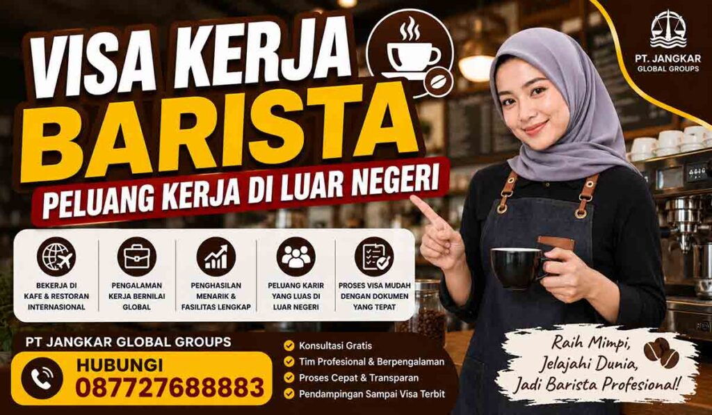 Visa Kerja Barista Peluang Kerja di Luar Negeri