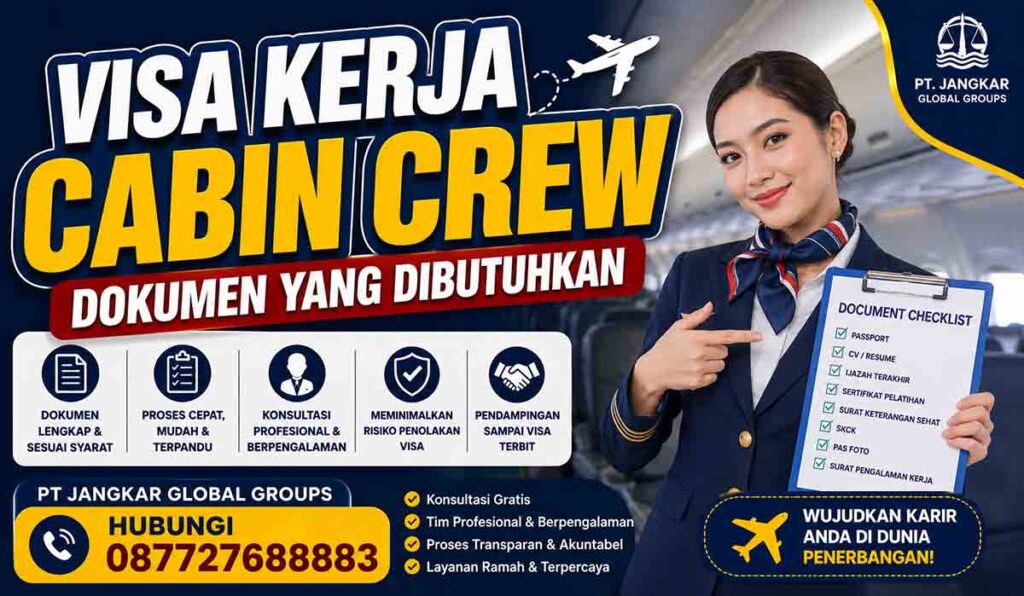 Visa Kerja Cabin Crew Dokumen yang Dibutuhkan