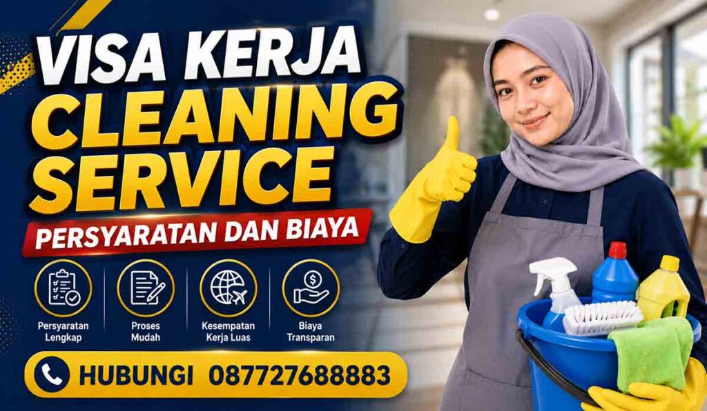 Visa Kerja Cleaning Service Persyaratan dan Biaya