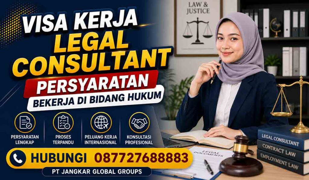 Visa Kerja Legal Consultant Persyaratan Bekerja di Bidang Hukum