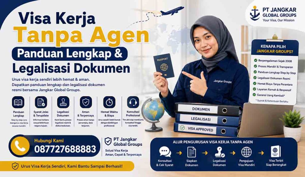Visa Kerja Tanpa Agen Panduan Lengkap & Legalisasi Dokumen