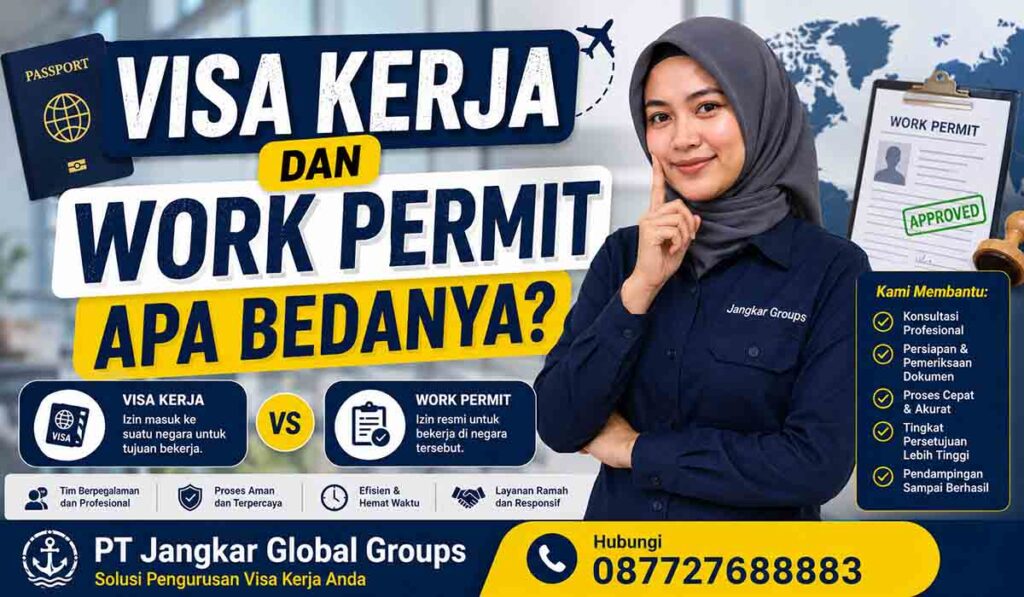 Visa Kerja dan Work Permit Apa Bedanya