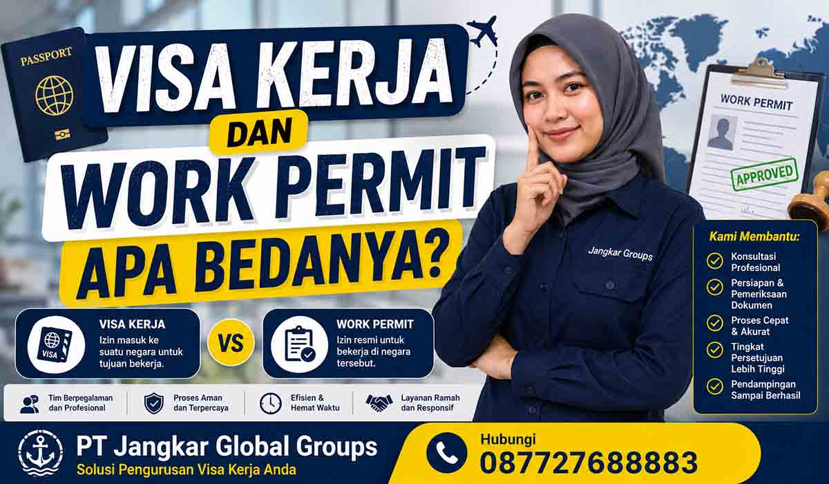 Visa Kerja dan Work Permit Apa Bedanya