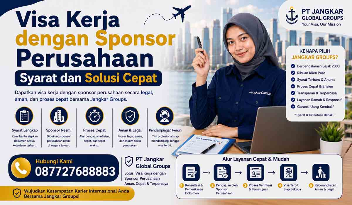 Visa Kerja dengan Sponsor Perusahaan Syarat dan Solusi Cepat