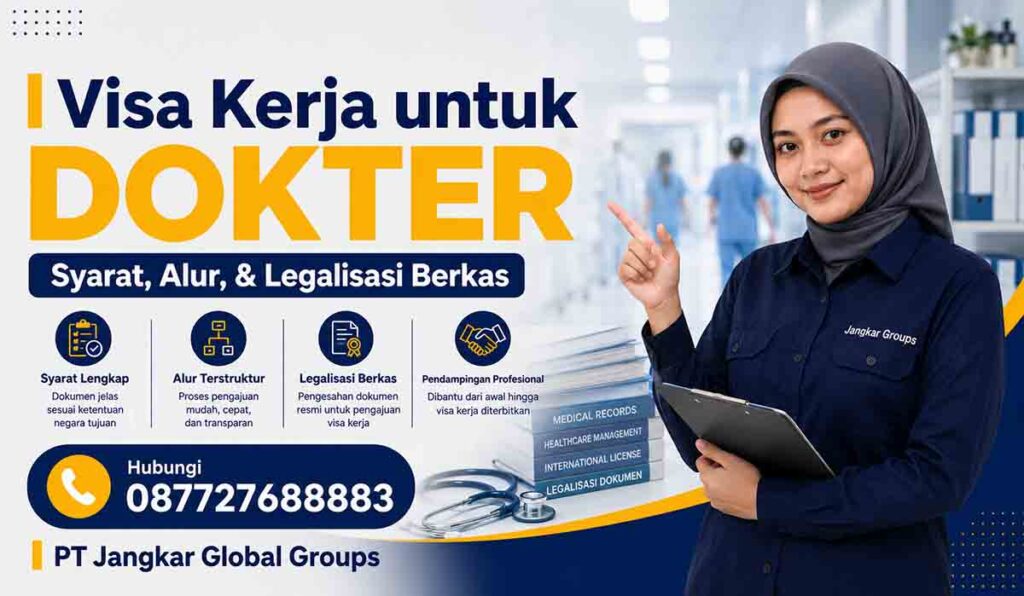 Visa Kerja untuk Dokter Syarat, Alur, & Legalisasi Berkas