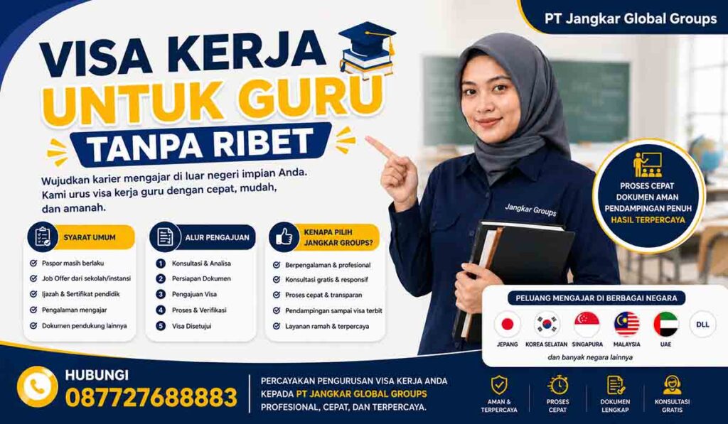 Visa Kerja untuk Guru Tanpa Ribet