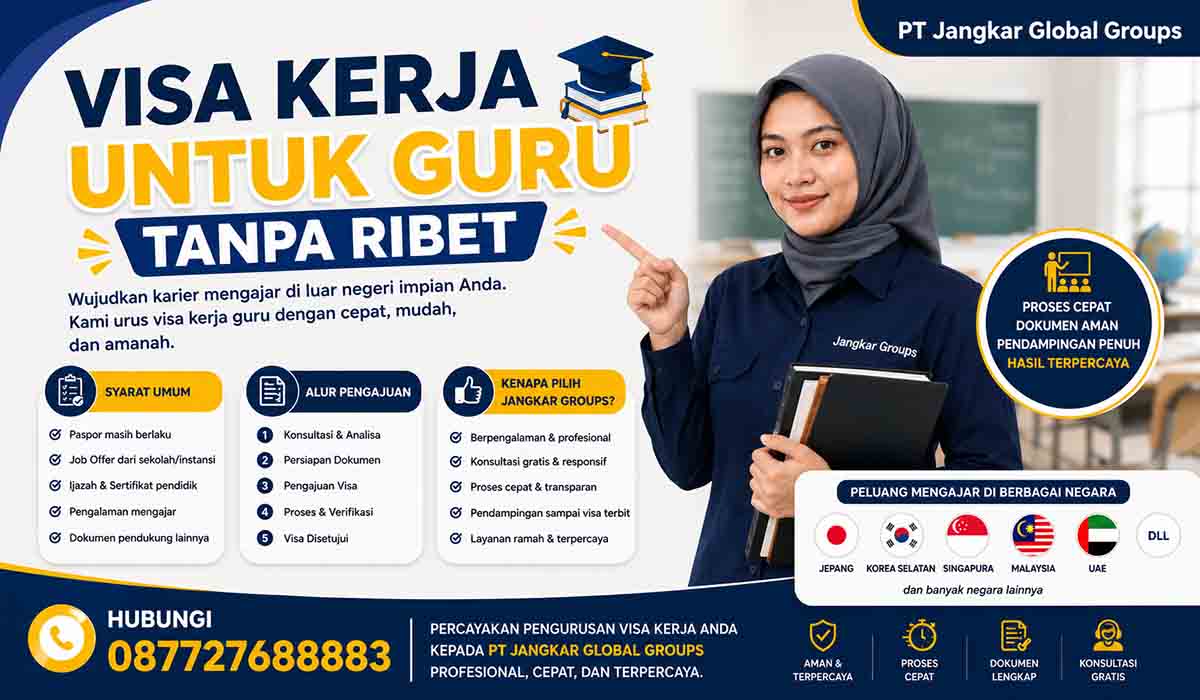 Visa Kerja untuk Guru Tanpa Ribet