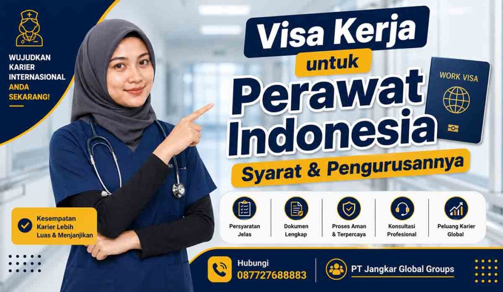 Visa Kerja untuk Perawat Indonesia Syarat & Pengurusannya