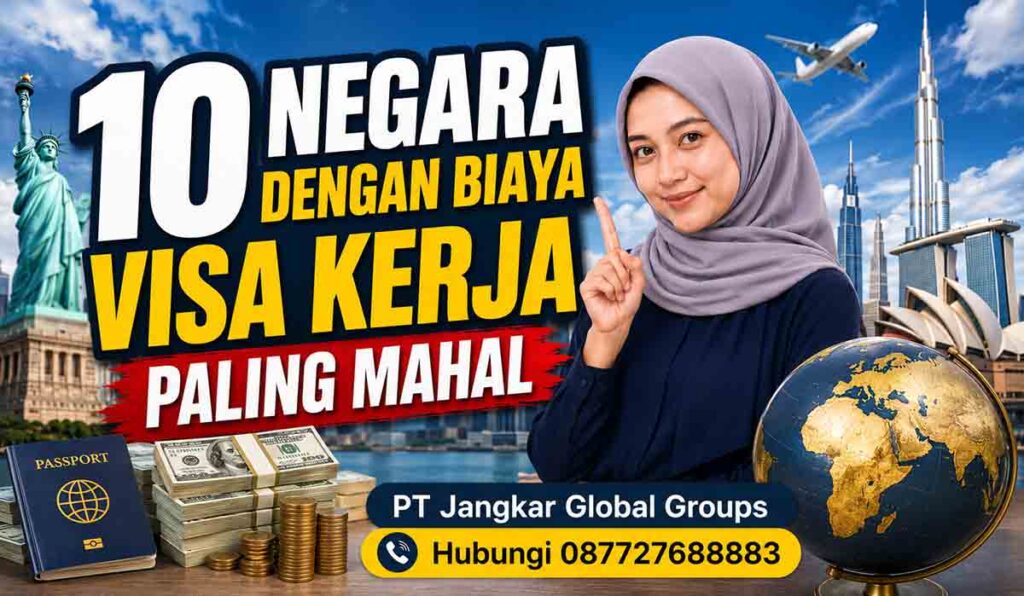 10 Negara dengan Biaya Visa Kerja Paling Mahal