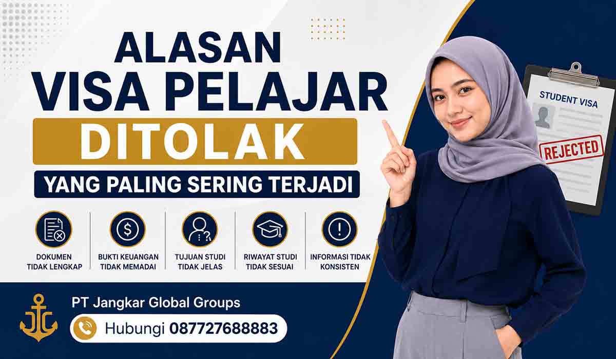 Alasan Visa Pelajar Ditolak yang Paling Sering Terjadi