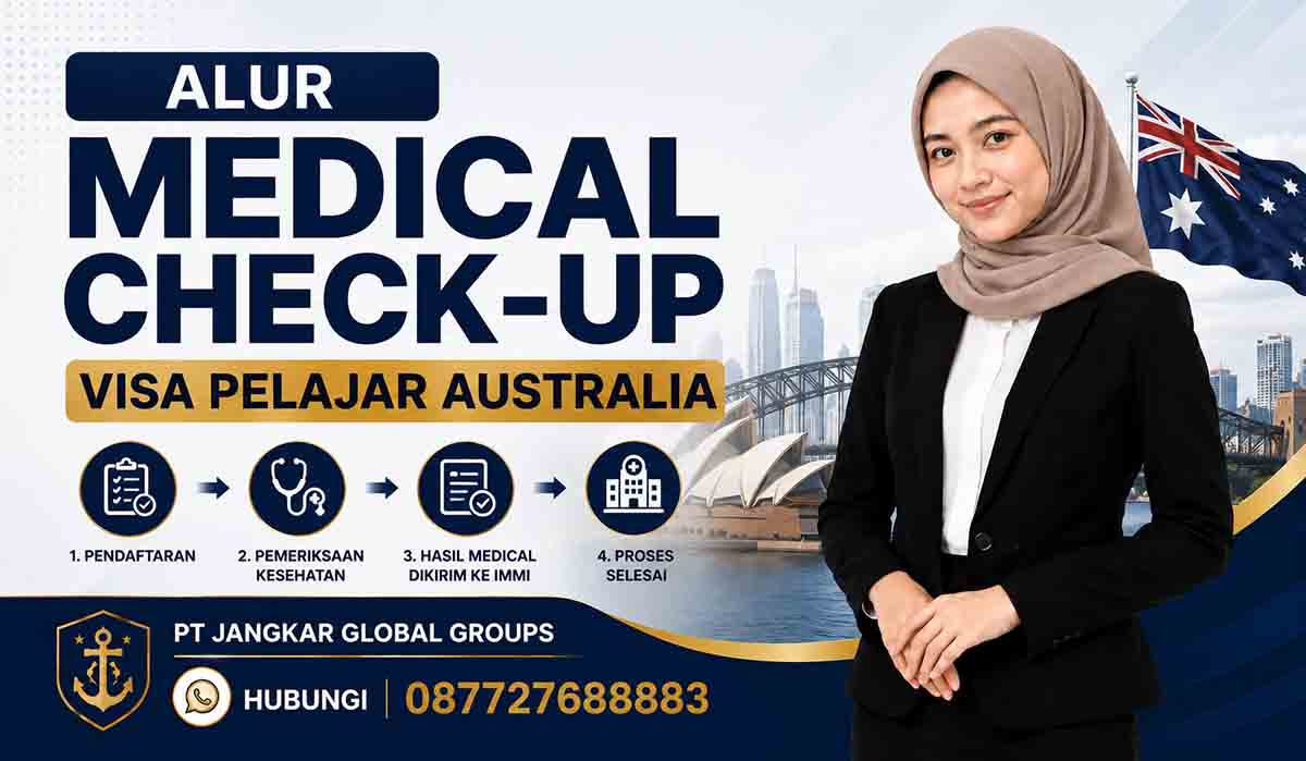 Alur Medical Check-up Visa Pelajar Australia