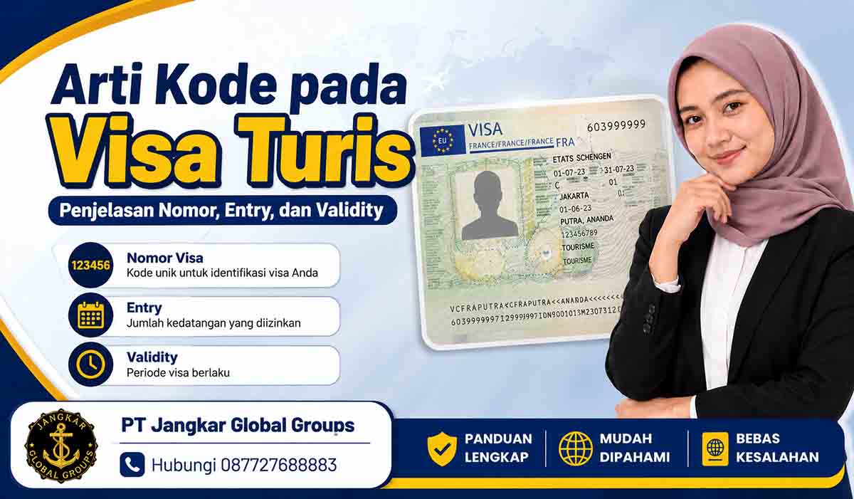 Arti Kode pada Visa Turis Penjelasan Nomor, Entry, dan Validity