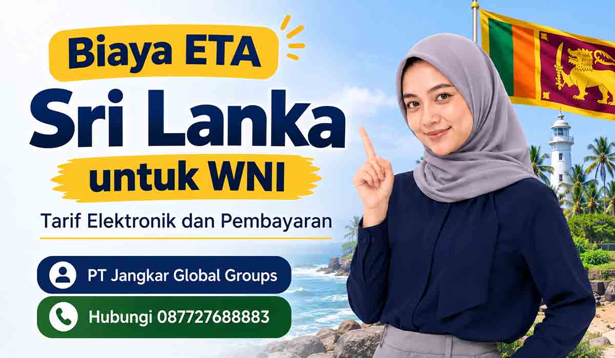 Biaya ETA Sri Lanka untuk WNI Tarif Elektronik dan Pembayaran