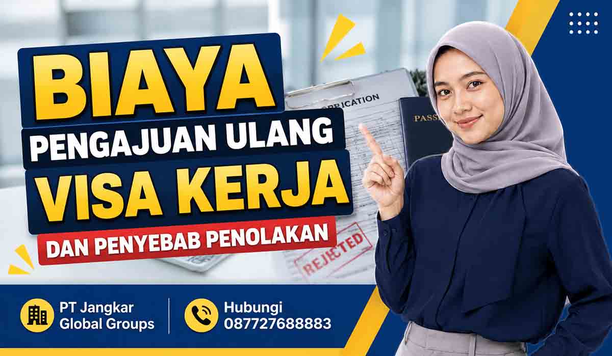 Biaya Pengajuan Ulang Visa Kerja dan Penyebab Penolakan