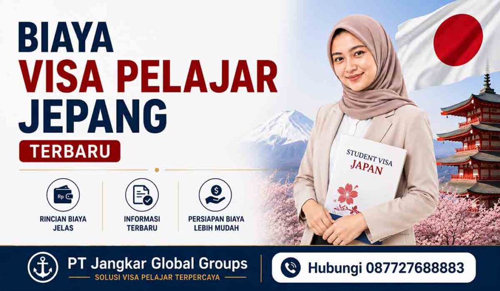 Biaya Visa Pelajar Jepang Terbaru