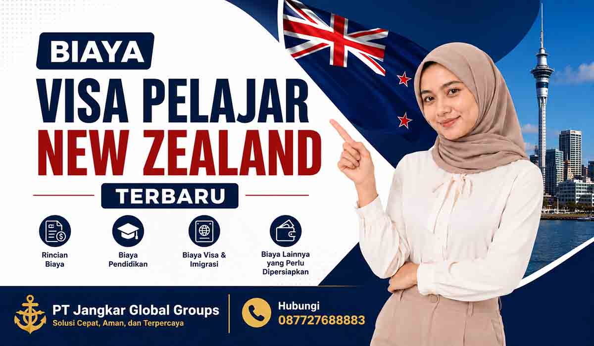 Biaya Visa Pelajar New Zealand Terbaru