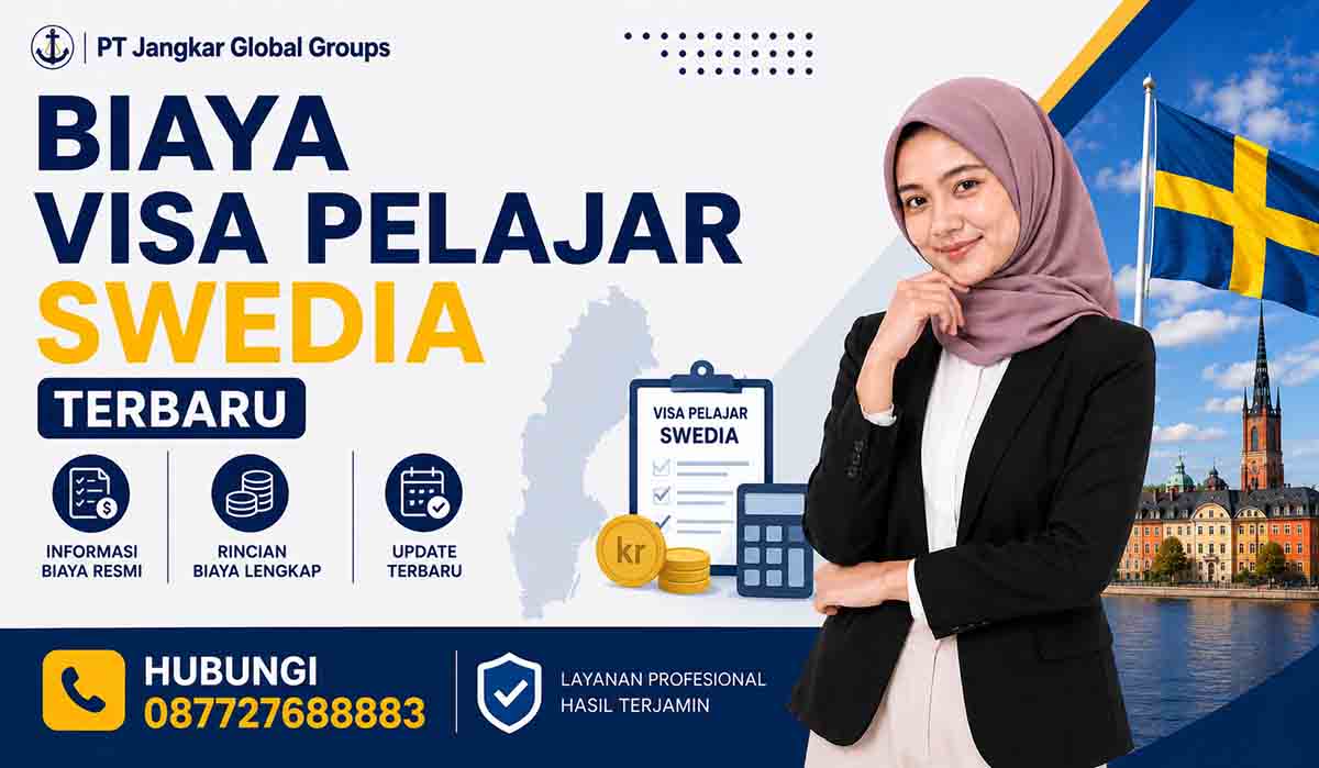 Biaya Visa Pelajar Swedia Terbaru