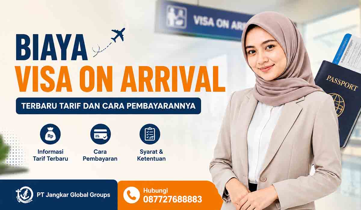 Biaya Visa on Arrival Terbaru Tarif dan Cara Pembayarannya