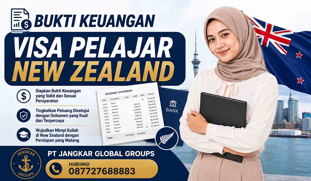 Bukti Keuangan Visa Pelajar New Zealand