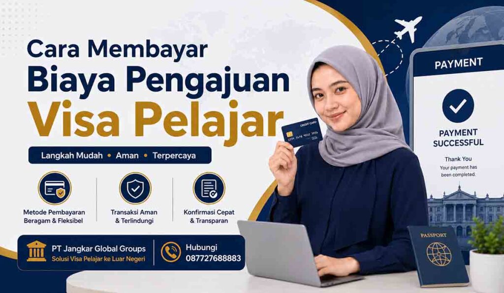 Cara Membayar Biaya Pengajuan Visa Pelajar