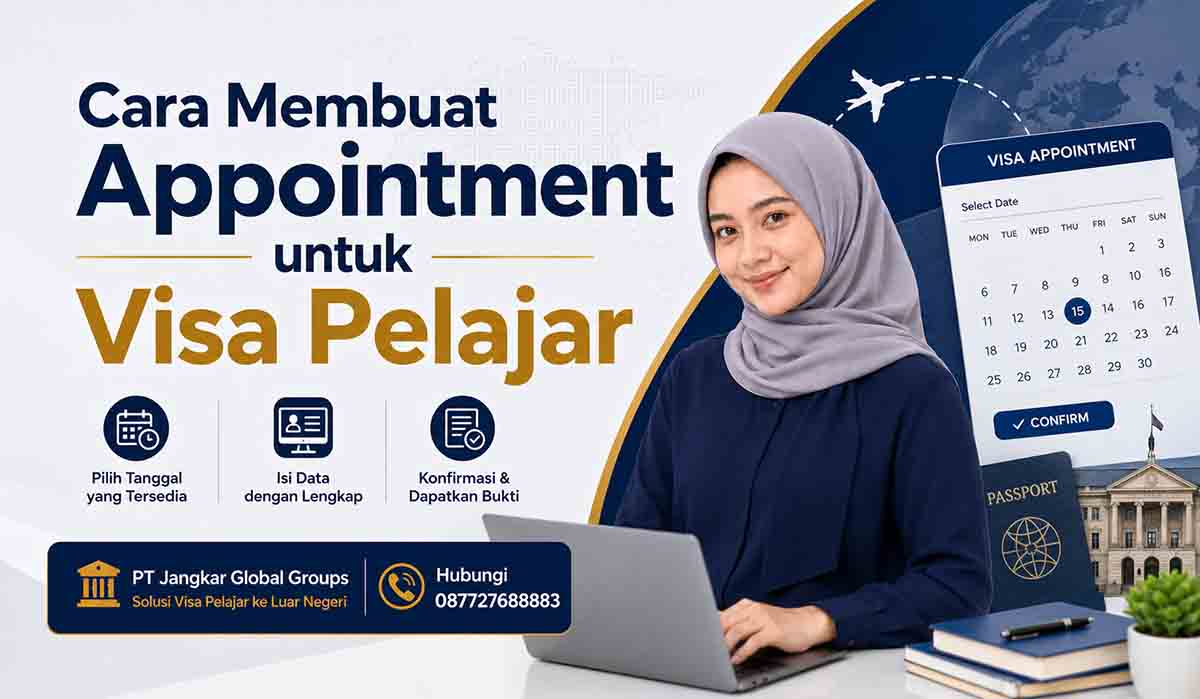 Cara Membuat Appointment untuk Visa Pelajar