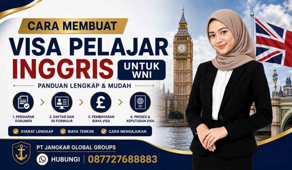 Cara Membuat Visa Pelajar Inggris untuk WNI