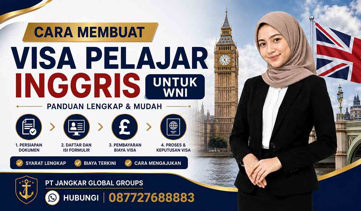 Cara Membuat Visa Pelajar Inggris untuk WNI