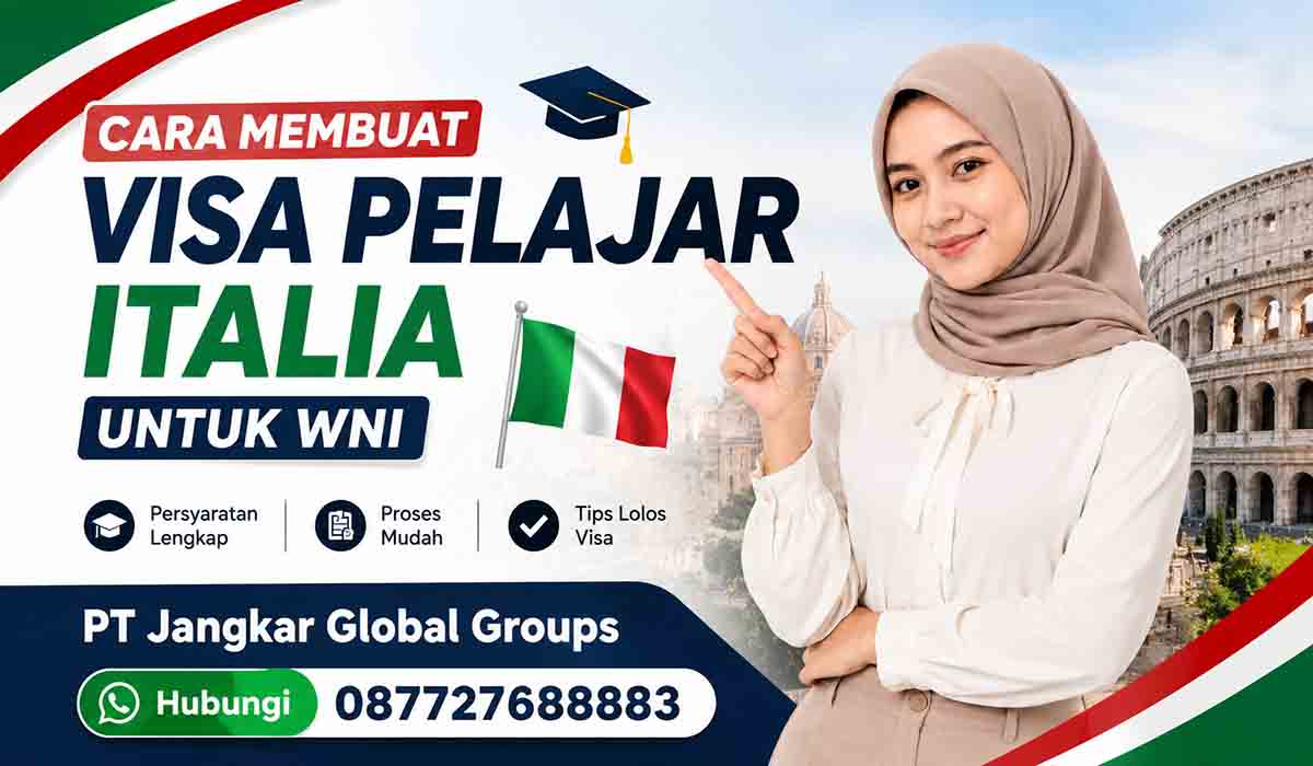 Cara Membuat Visa Pelajar Italia untuk WNI