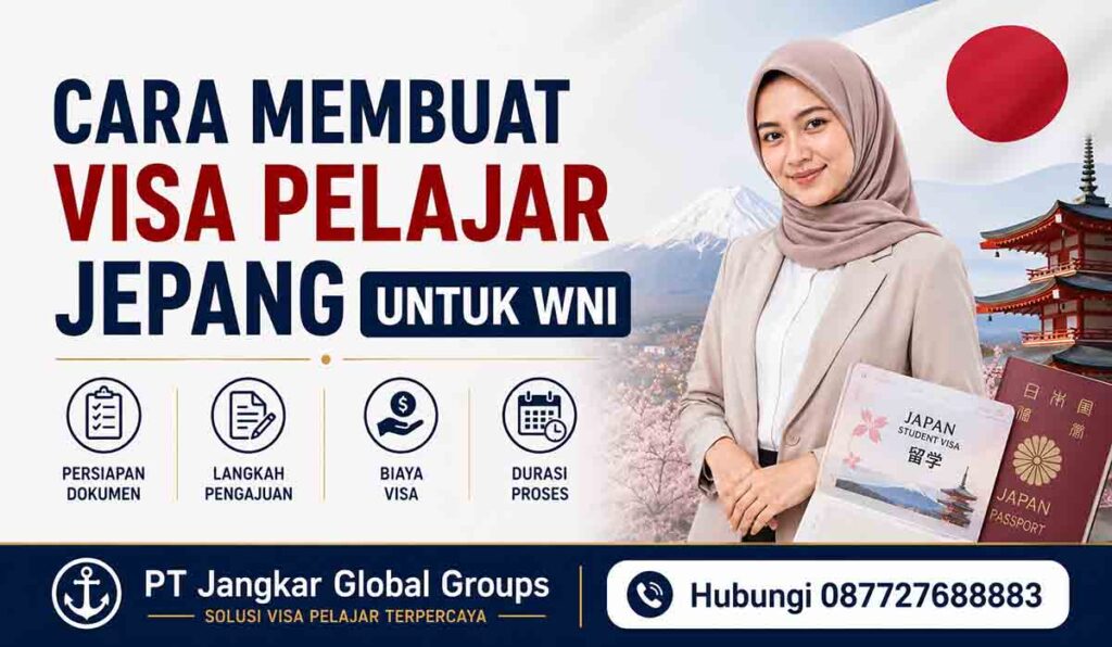Cara Membuat Visa Pelajar Jepang untuk WNI