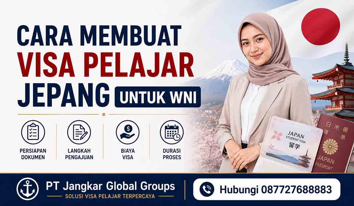 Cara Membuat Visa Pelajar Jepang untuk WNI