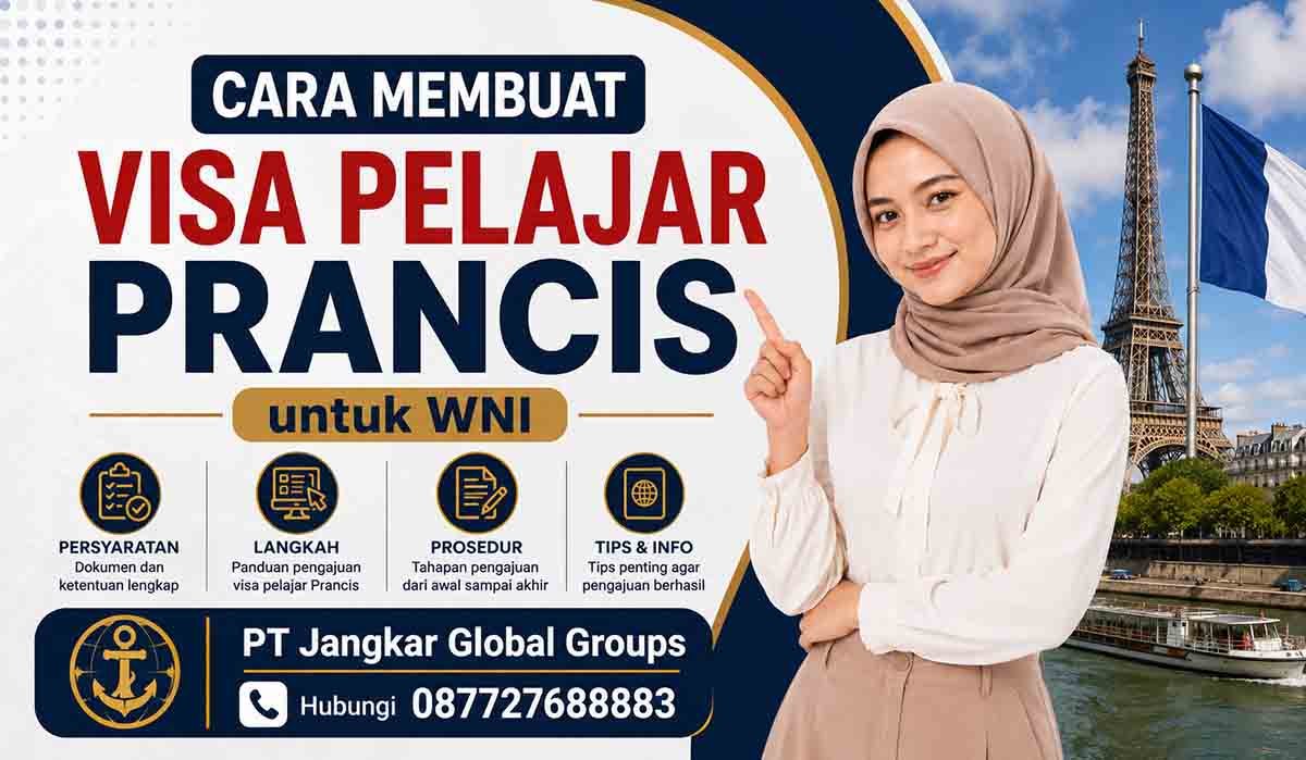 Cara Membuat Visa Pelajar Prancis untuk WNI