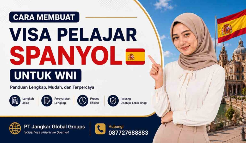 Cara Membuat Visa Pelajar Spanyol untuk WNI
