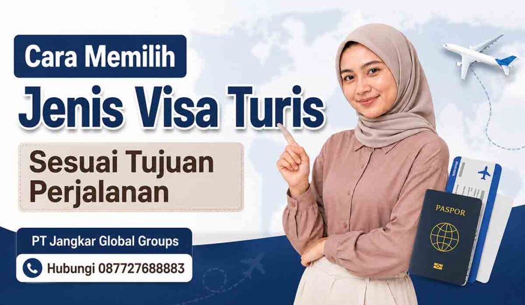Cara Memilih Jenis Visa Turis Sesuai Tujuan Perjalanan