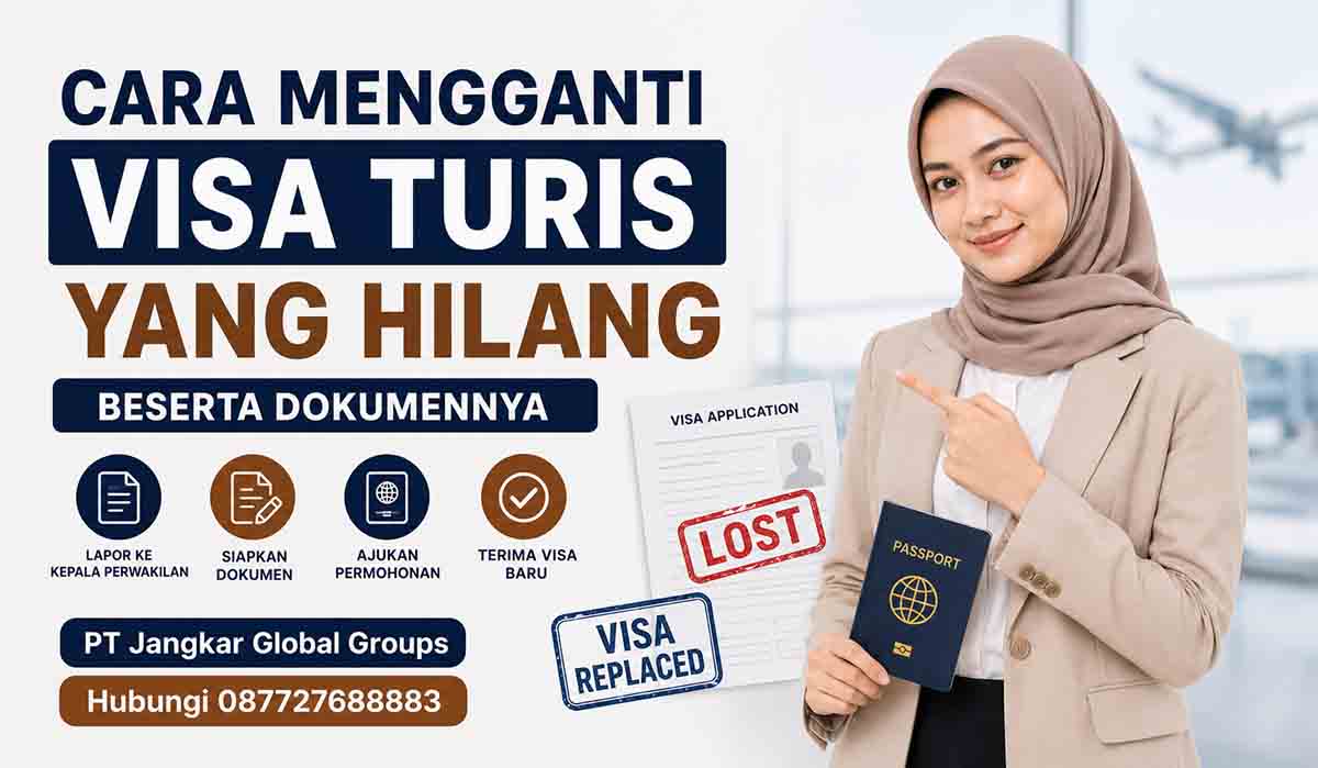 Cara Mengganti Visa Turis yang Hilang Beserta Dokumennya
