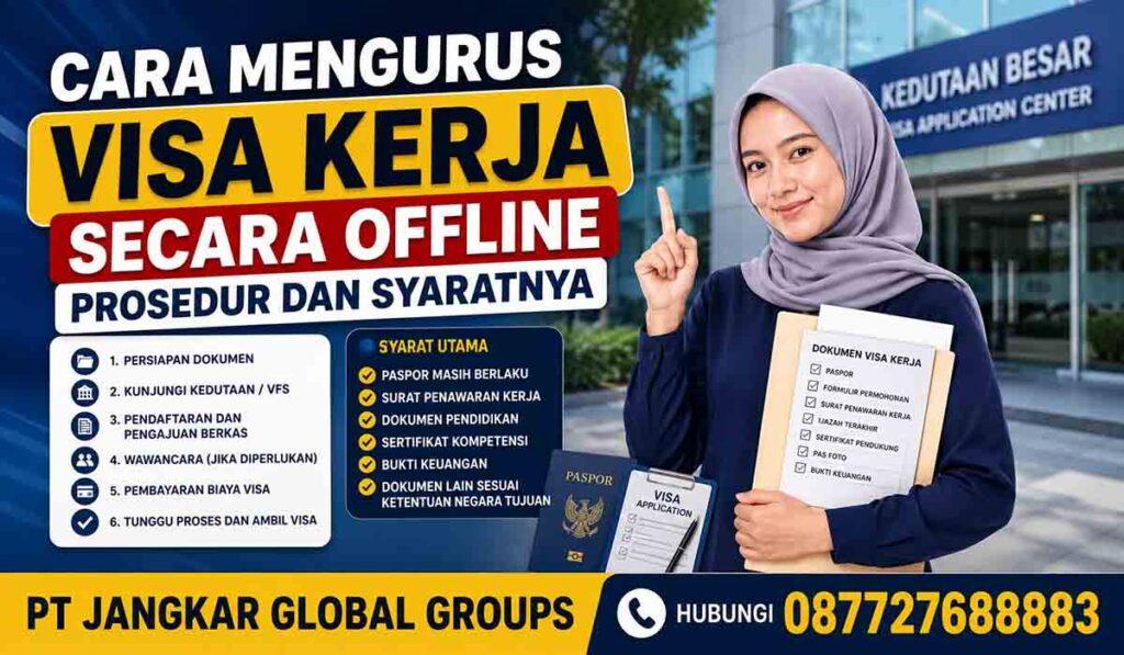 Cara Mengurus Visa Kerja Secara Offline Prosedur dan Syaratnya