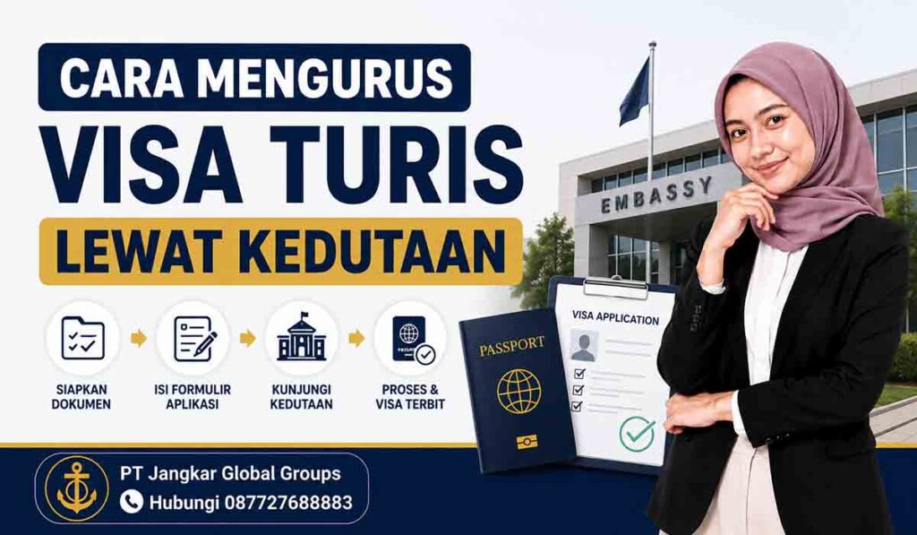 Cara Mengurus Visa Turis Lewat Kedutaan