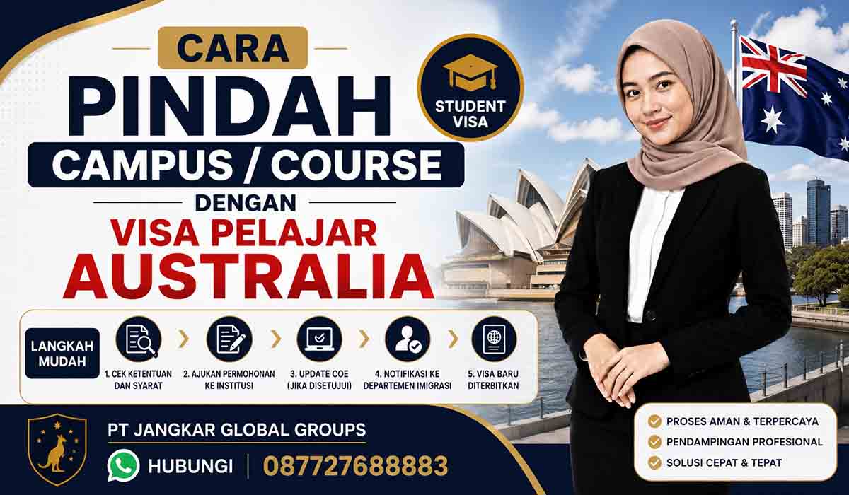 Cara Pindah Campus Course dengan Visa Pelajar Australia
