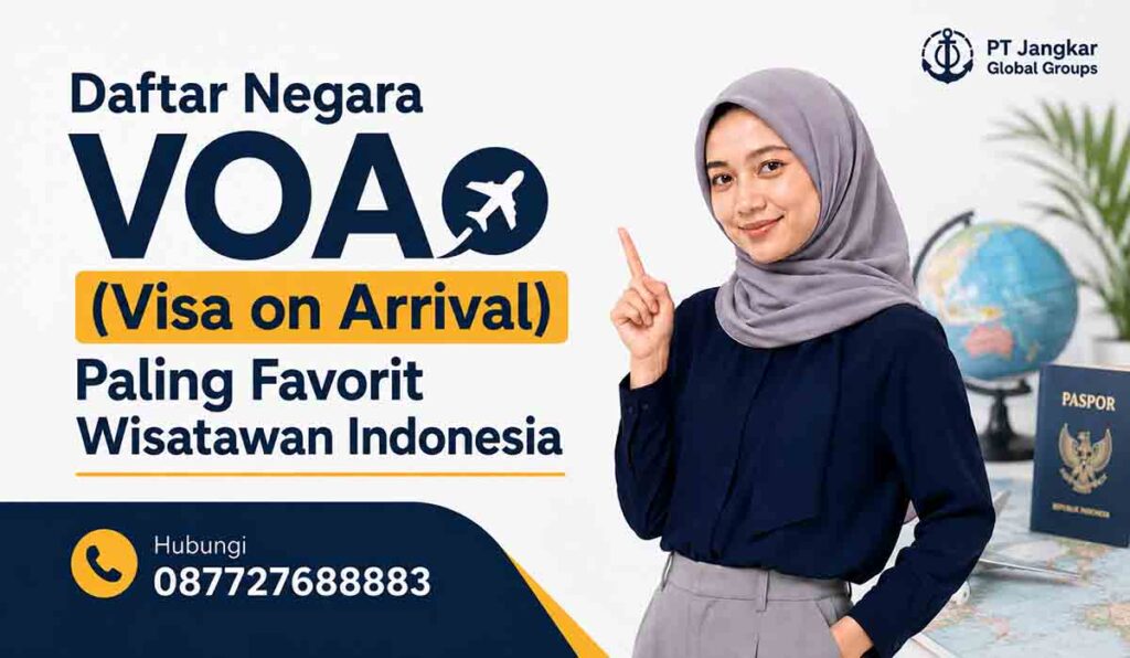Daftar Negara VOA (Visa on Arrival) Paling Favorit Wisatawan
