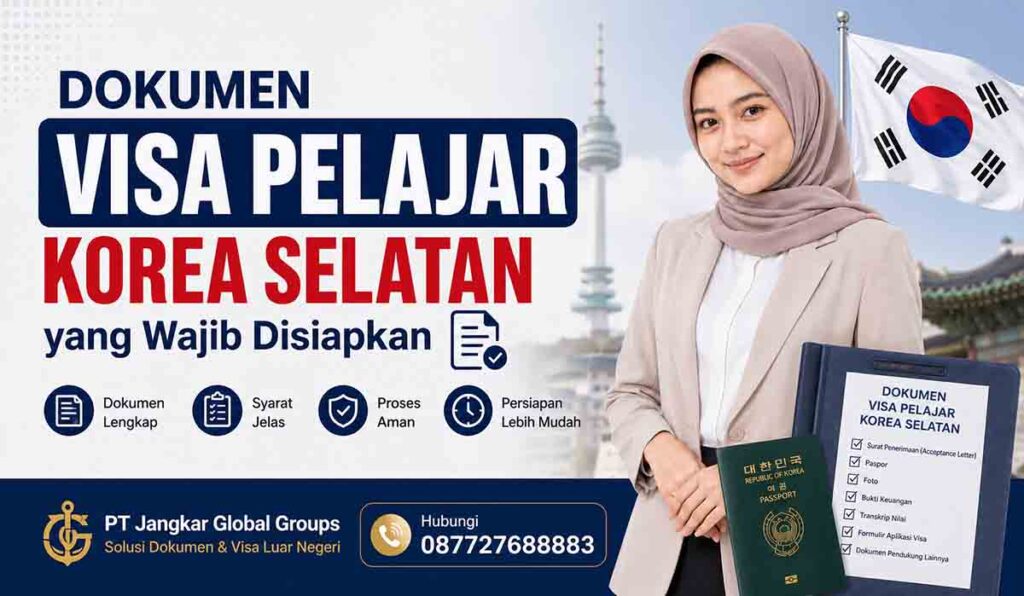 Dokumen Visa Pelajar Korea Selatan yang Wajib Disiapkan