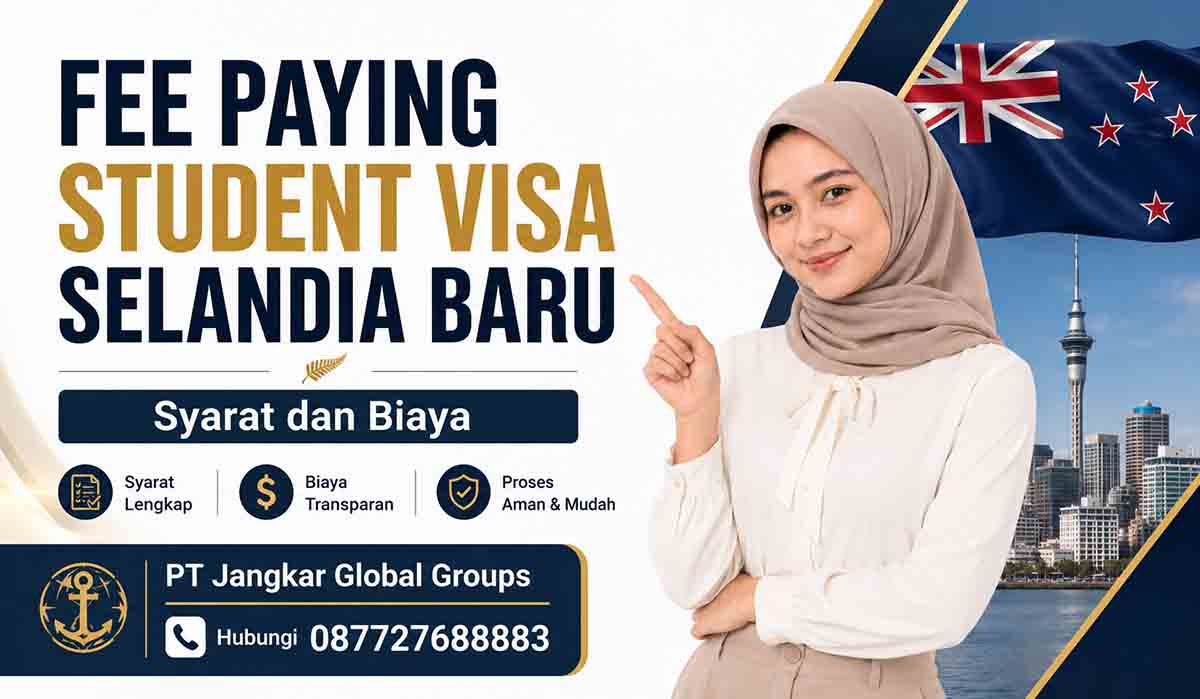 Fee Paying Student Visa Selandia Baru Syarat dan Biaya